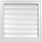 Ekena Millwork Vertical Surface Mount PVC Gable Vent: Functional, w/ 2"W x 1-1/2"P Brickmould Frame, 24"W x 24"H GVPVE24X2402SF - alternate 1